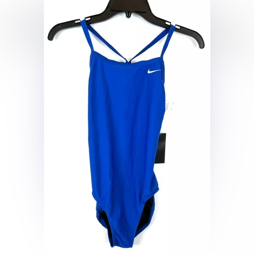 Nike Women’s Blue Crossback One Piece Swimsuit Size 6